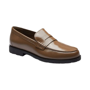 Coach Men's Reagan Penny Loafer Dark Stone