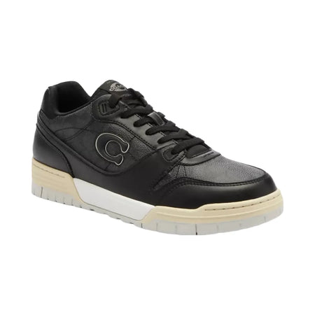 Coach Soho Sneaker With Signature Canvas in Charcoal Black
