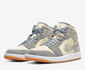 Nike Air Jordan 1 Mid Coconut Milk Particle Grey Sale