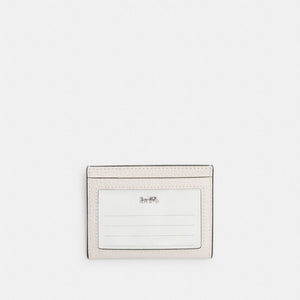 Coach Slim Id Card Case Chalk
