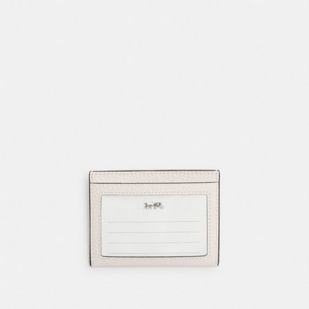 Coach Slim Id Card Case Chalk