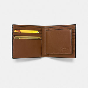 Coach 3 In 1 Wallet Dark Saddle