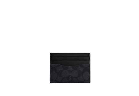 Slim Id Card Case In Signature Canvas