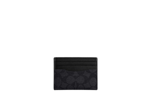 Slim Id Card Case In Signature Canvas