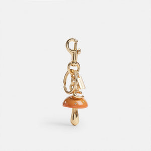 Coach Mushroom Bag Charm Gold Mustard