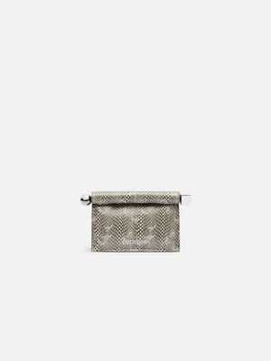Jacquemus The Small Rond CarreClutch Mini Take-Out Clutch Beige