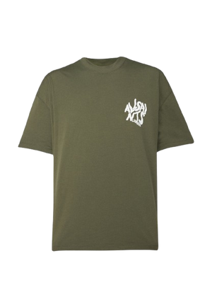 ALL SAINTS ORLANDO SS CREW FLEUR GREEN