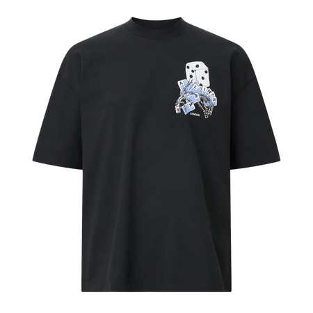 DEALT CREW - Print T-Shirt - black