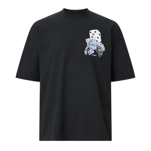 DEALT CREW - Print T-Shirt - black