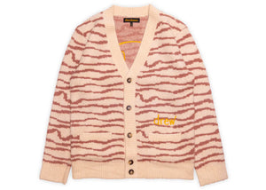 Drew House Sketch Mascot Squiggle Cardigan Ivory/Mauve