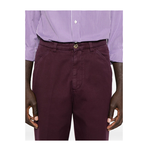 Cotton Trousers - Purple