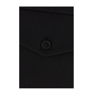Pleated Gabardine Shorts - Black