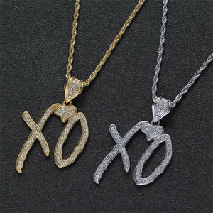 XO ICED OUT PENDANT
