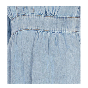 Denim Midi Dress - Blue