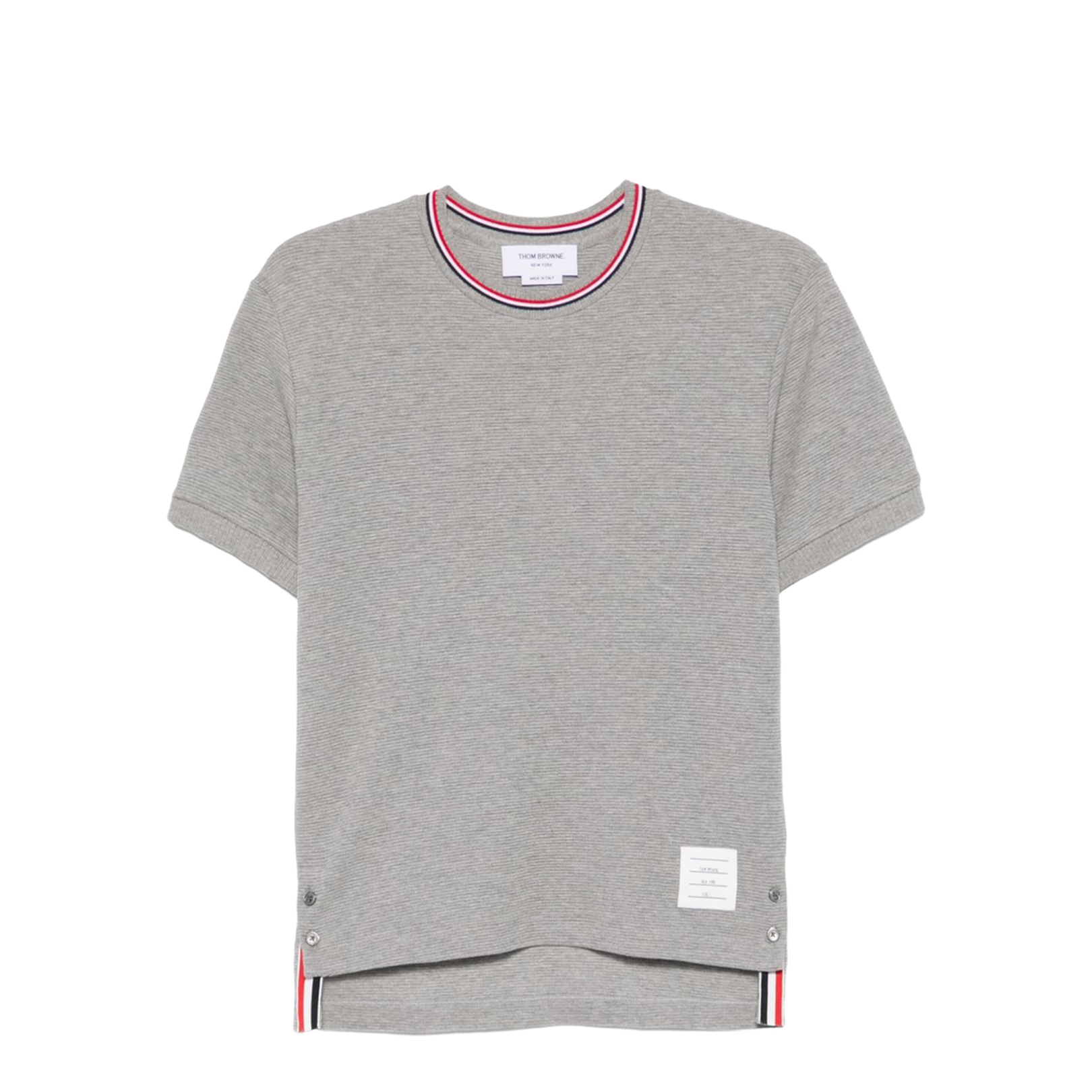 Cotton Waffle Rib Cuff T-Shirt