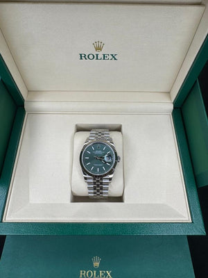 Rolex | Datejust | 126234 | Gold/Steel | 36 mm | Steel | Green | Automatic