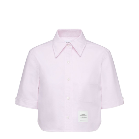Cotton Cropped Shirt