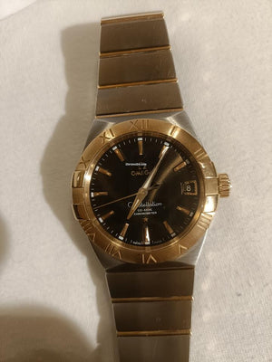 Omega Constellation Men Gold Steel