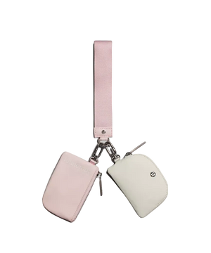 Lululemon Dual Pouch Wristlet Flush Pink/Bone