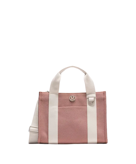 Lululemon Two-Tone Canvas Mini Tote Bag 4.5L Spiced Chai/Bone
