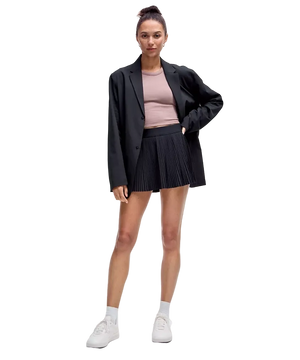 Lululemon Varsity High-Rise Pleated Tennis Skirt Black