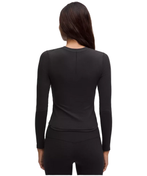 Lululemon Hold Tight Long-Sleeve Henley Black