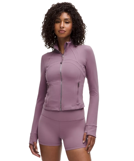 Lululemon Define Cropped Jacket Nulu Lavender Lux/Mirror Silver