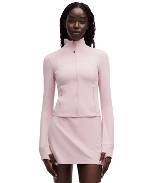Lululemon Define Cropped Jacket Nulu Pink Haze