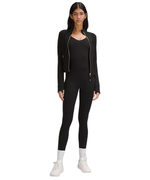 Lululemon Define Cropped Jacket Nulu Black/Gold