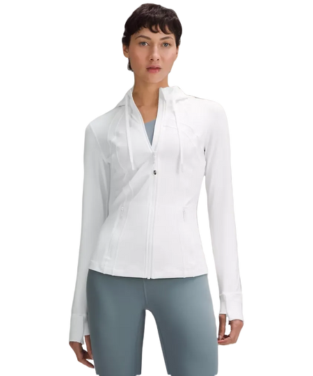 Lululemon Define Hooded Jacket Nulu White