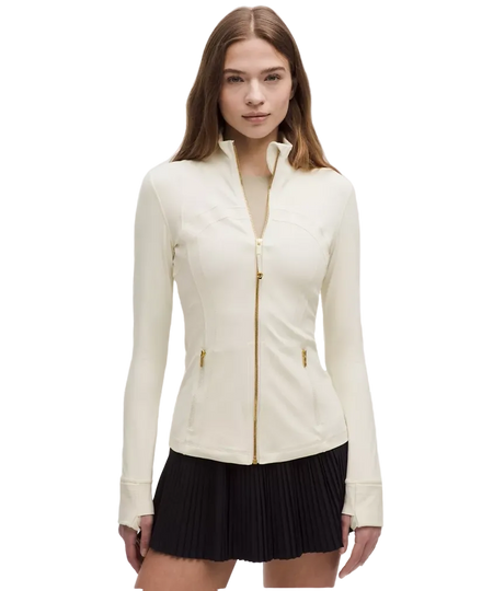 Lululemon Define Jacket Nulu Light Ivory/Gold