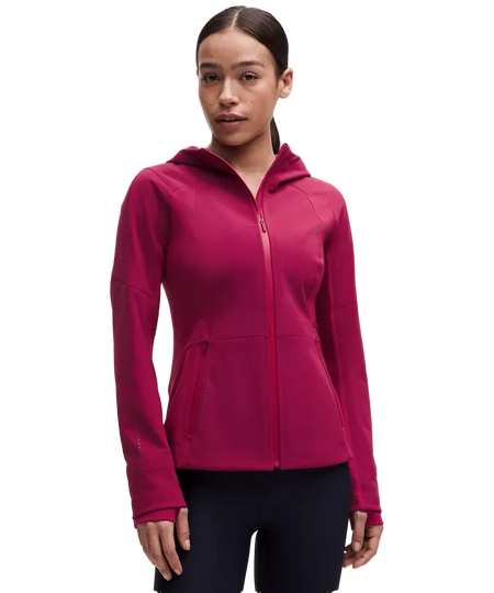 Lululemon Cross Chill Performance Jacket Magenta Smoke