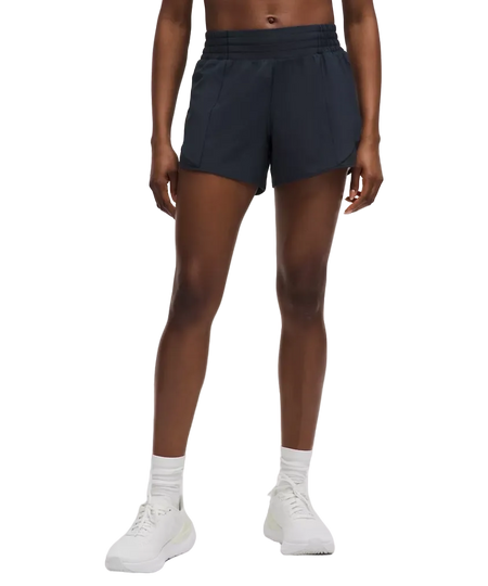 Lululemon Hotty Hot High-Rise Lined Shorts 4" True Navy