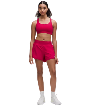 Lululemon Hotty Hot High-Rise Lined Shorts 4" Passionate