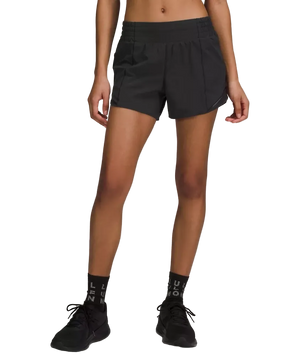 Lululemon Hotty Hot High-Rise Lined Shorts 4" Black