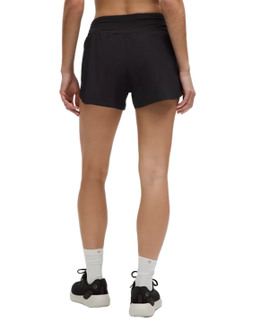 Lululemon Fast and Free High-Rise Classic-Fit Split Shorts 3" Black
