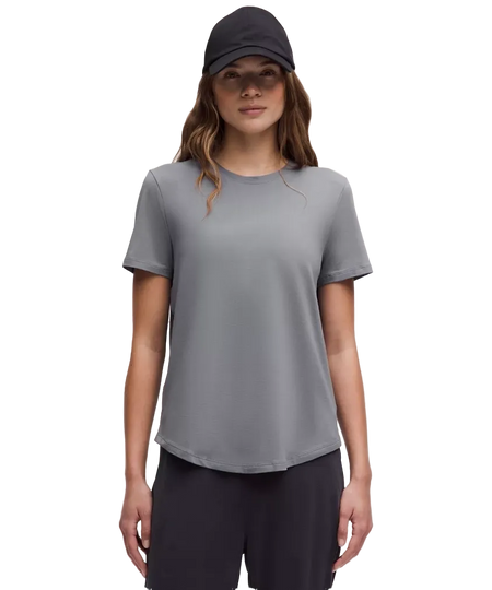 Lululemon Love Curved-Hem Crewneck T-Shirt Solar Grey