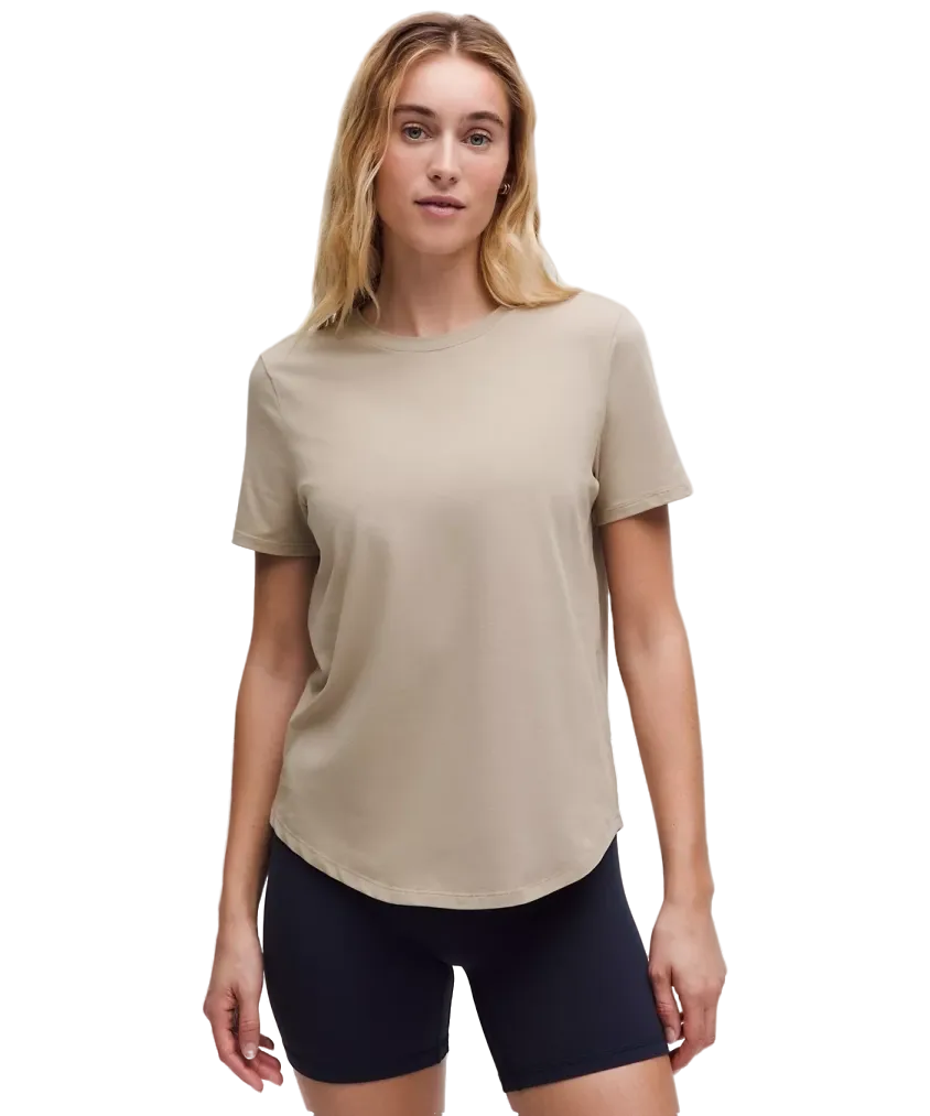 Lululemon Love Curved-Hem Crewneck T-Shirt Sheer Oak