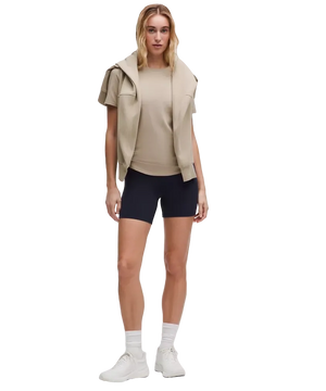 Lululemon Love Curved-Hem Crewneck T-Shirt Sheer Oak
