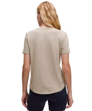 Lululemon Love Curved-Hem Crewneck T-Shirt Sheer Oak