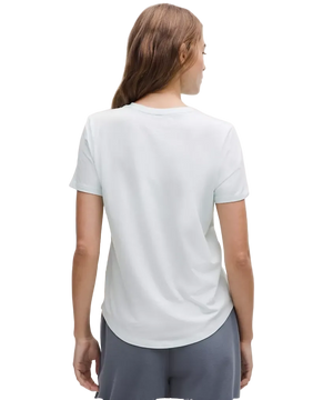 Lululemon Love Curved-Hem Crewneck T-Shirt Mint Breeze