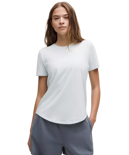 Lululemon Love Curved-Hem Crewneck T-Shirt Mint Breeze