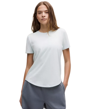 Lululemon Love Curved-Hem Crewneck T-Shirt Crater Blue