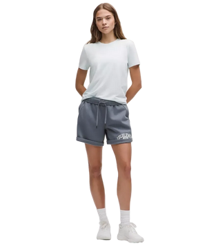 Lululemon Love Curved-Hem Crewneck T-Shirt Crater Blue