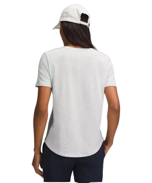 Lululemon Love Curved-Hem Crewneck T-Shirt Heathered Core Ultra Light Grey