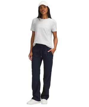 Lululemon Love Curved-Hem Crewneck T-Shirt Heathered Core Ultra Light Grey