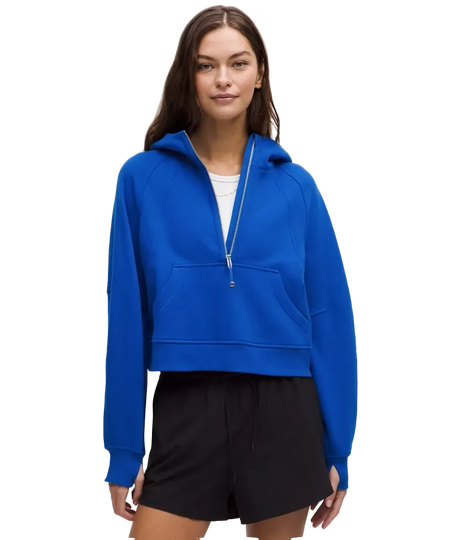 Lululemon Scuba Oversized Half-Zip Hoodie Galactic Cobalt