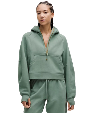 Lululemon Scuba Oversized Half-Zip Hoodie Crater Blue/Gold