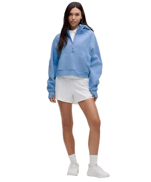 Lululemon Scuba Oversized Half-Zip Hoodie Aero Blue
