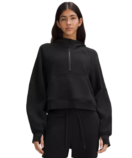 Lululemon Scuba Oversized Half-Zip Hoodie Black